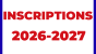 inscriptions (Site Web)
